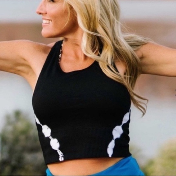 ZIYA Hendricks Cropped Tie Dye Tank Top. Size Large. - Picture 8 of 9